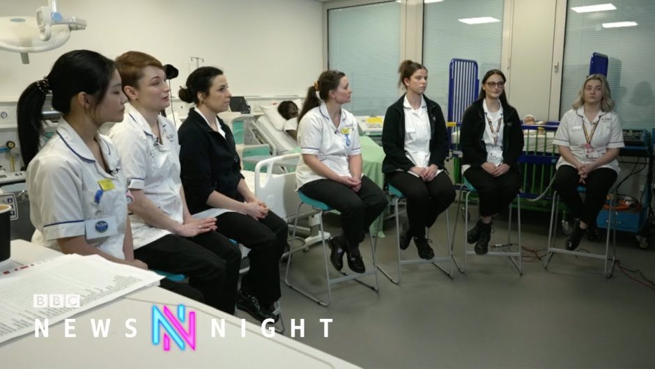Student NHS nurses reveal what drew them to the profession – BBC Newsnight