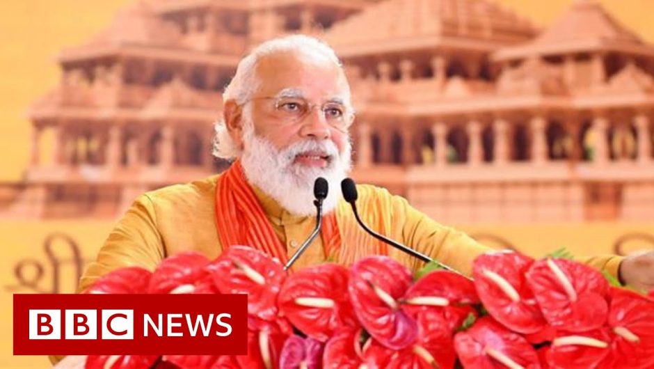 India PM Modi lays foundation for Ayodhya Ram temple amid Covid surge – BBC News