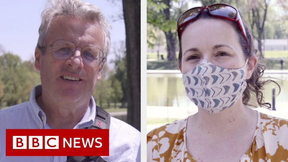 Covid: Americans still conflicted over outdoor masks – BBC News