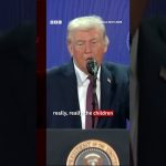 US President Trump says he 'loves' Nicki Minaj's nails. #NickiMinaj #BBCNews